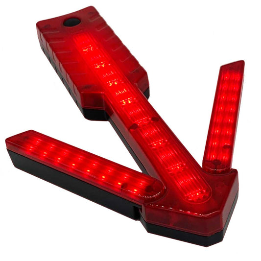 LED Traffic Warning Arrow – Red – Case Pack of 10